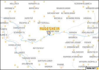 map of Müdesheim