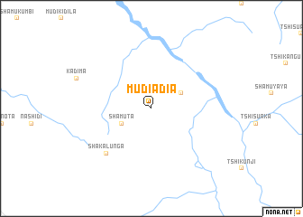 map of Mudiadia