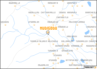 map of Mudigodu