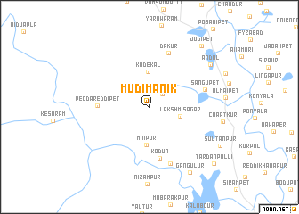 map of Mudimanik