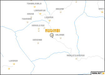 map of Mudimbi