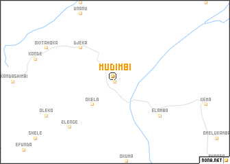 map of Mudimbi