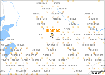 map of Mudinda