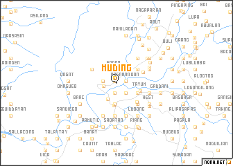 map of Muding