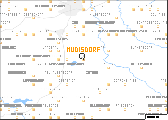 map of Müdisdorf