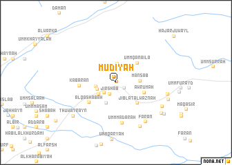 map of Mūdiyah