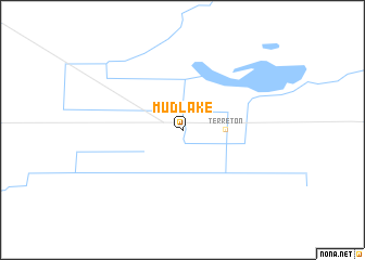 map of Mud Lake