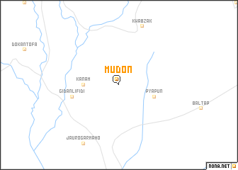 map of Mudon