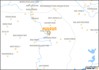 map of Mud Run