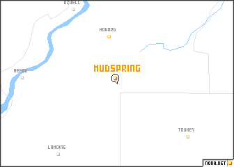 map of Mud Spring