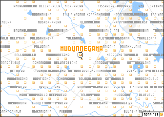 map of Mudunnegama