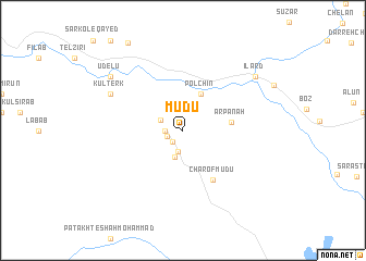 map of Mūdū