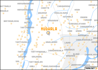 map of Mudwāla