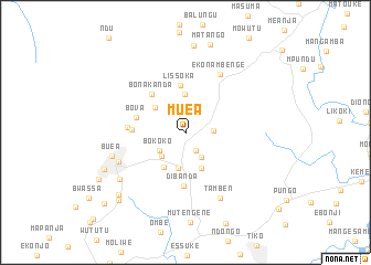 map of Muea