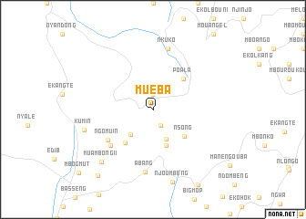 map of Mueba