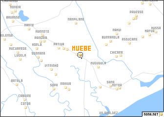 map of Muebe