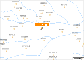 map of Muecate