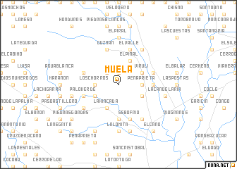 map of Muela