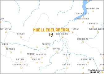 map of Muelle del Arenal