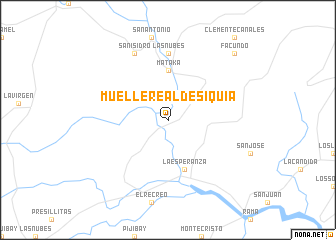 map of Muelle Real de Siquia
