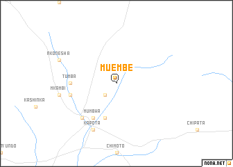 map of Muembe