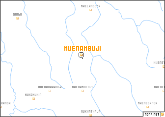 map of Muena-Mbuji
