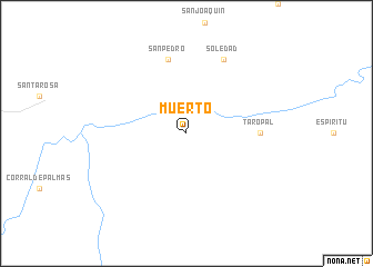 map of Muerto