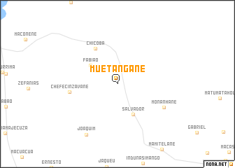 map of Muetangane