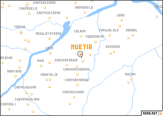 map of Muetia