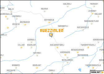 map of Müezzinler