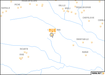 map of Mué