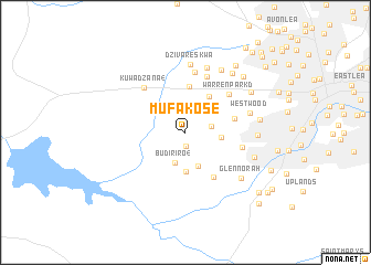 map of Mufakose