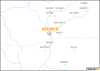 map of Mufwaya