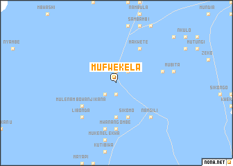 map of Mufwekela