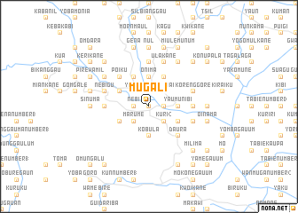 map of Mugali