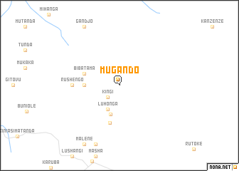 map of Mugando