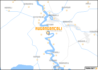 map of Muğan Gǝncǝli