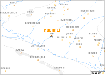 map of Muğanlı