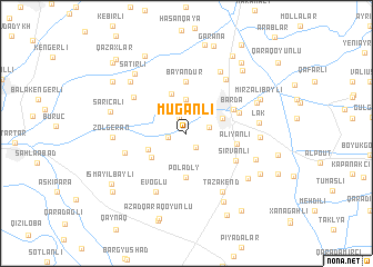 map of Muğanlı