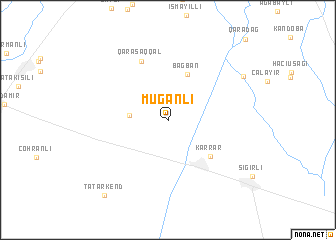 map of Muğanlı