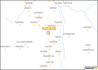 map of Mugano