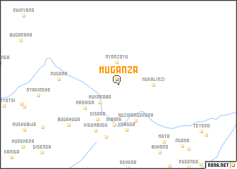 map of Muganza