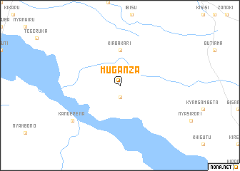 map of Muganza