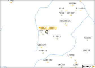 map of Mugejuru