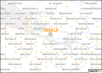 map of Mügeln