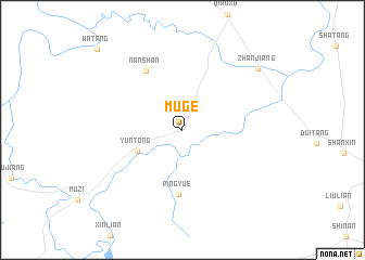 map of Muge