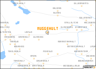 map of Muggehult