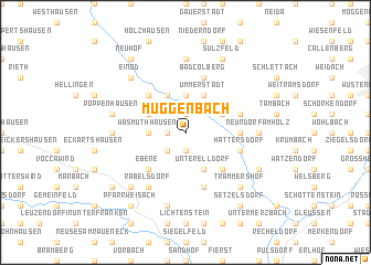 map of Muggenbach