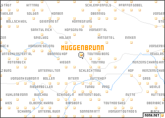 map of Muggenbrunn