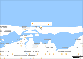 map of Müggenburg